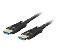 Lanberg Cavo HDMI CA-HDMI-30FB-0100-BK Nero 10 m