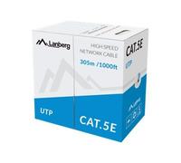 Lanberg LAN UTP Cable 100MBS wire CCA blue Cavo Rete CAT 5e LCU5-10CC-0305-B
