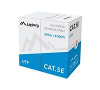 Lanberg LAN UTP Cable 100MBS wire CCA red Cavo Rete CAT 5e LCU5-10CC-0305-R