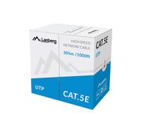 Cavo di Rete Rigido Utp Categoria 5E Lanberg LCU5-11CU-0305-S Grigio 305 m NEW