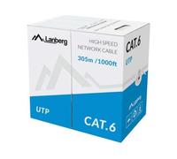 Lanberg - Lcu6-10cc-0305-s Netzwerkkabel 305 M Cat6 U / utp (utp) Grau (lcu6-10cc-0305-s)