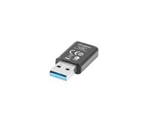 Lanberg NC-1200-WI Wireless USB WLAN 5000 Mbit/s Nero USB->RJ45 ETHERNET ADAPTER