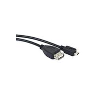 Lanberg OEM-0006 Cavo USB 0,15 m USB 2.0 Micro-USB B Nero