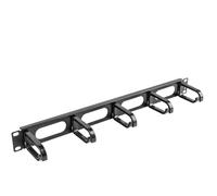 LANBERG ORGANIZADOR DE Cables AK-1205-B 19 Panel 5 SOPORTES PLEGABLES DE PLASTICO Tipo B 1U Negro