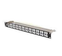 Patch panel vuoto RACK 19 1U per 48 moduli Keystone PPKS-1248-B