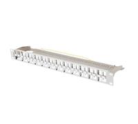 Lanberg Pannello patch vuoto 48 porte 1U 19" FTP per modulo Keystone grigio