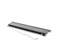 LANBERG Patch Panel 24 PUERTOS 0.5U Cat.5E BLINDADO Negro