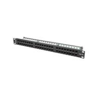 LANBERG Patch Panel PPU5-1048-B 48 PUERTOS CATEGORIA 5E 19 1U Negro