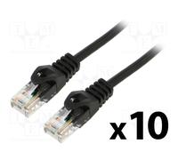 LANBERG PCU6-20CC-0025-BK Patch cord