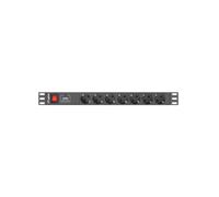 Lanberg PDU-07F-0200-IEC-BK unità di distribuzione dell'energia (PDU) 7 presa(e)