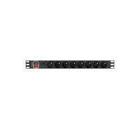 Lanberg PDU-08E-0200-BK unità di distribuzione dell'energia (PDU) 8 presa(e) AC