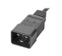 Lanberg PDU-08I-0200-C20-BK 1U Monofase Alluminio Nero 8 presa(e) AC