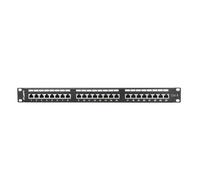 Lanberg PPS6-1024-B RJ-45 Cat6 Nero Metallo 1U 442 mm 24 x RJ-45 Cat6 1U 19"