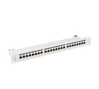 Lanberg PPS7-1024-S Cat7 F/UTP (FTP) Grigio ABS Metallo Montaggio a rack 1U 19"
