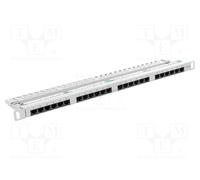 LANBERG Patch Panel 24 PUERTOS 0.5U Cat.5E Gris