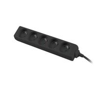Lanberg PS0-05E-0150-BK prolunghe e multiple 1,5 m 5 presa(e) AC Interno Nero