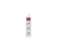 Lanberg PS1-03E-0150-W prolunghe e multiple 1,5 m 3 presa(e) AC Interno Bianco