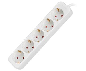 LANBERG Righelli Marca Modello 3M SCHUKO Blanca 5 Prese Strip