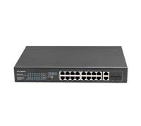 Lanberg RSFE-16P-2C-250 Non gestito Gigabit Ethernet (10/100/1000) Supporto