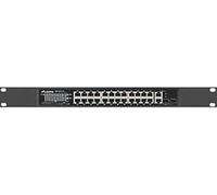 Lanberg Switch 24X 100MB DSP+/2X Combo Rack 19" 360W V2