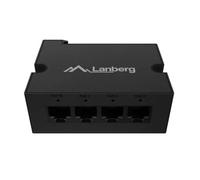 Lanberg Switch DIN-GE4-BT-90W 1xIn 3xOut 1Gb PoE Extender