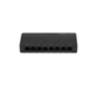 Lanberg Switch DSP2-1008-12V – 8 porte Gigabit Non gestito 12V DC Nero