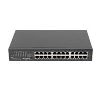Lanberg Switch RSGE-24 – Non gestito 24 porte Gigabit (10/100/1000) Rack 1U Nero