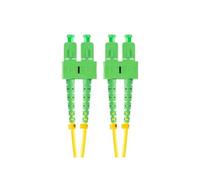 lanberg TUBO MONO SC/APC-SC/APC DUPLEX G657A1 LSZH FIBRA GIALLA 15M