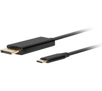 Adattatore USB C con DisplayPort Lanberg CA-CMDP-10CU-0018-BK Nero 1,8 m NEW