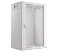 LANBERG Wall-Mounted Rack 19" DEMOUNTED Flat Pack 18U / 600 x 450 mm Grey