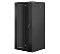Bastidor Lanberg WF01-6627-10B 27U Nero 60kg Carico Massimo Bastidor da Parete