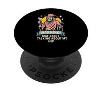 L'anca rotta può parlare del mio recupero chirurgico per uomini divertenti all'anca PopSockets PopGrip Adesivo