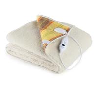 LANCALOR - Scaldanotte Maxi, Scaldaletto elettrico singolo 190x80 cm, Vello 100% Lana, Antipiega, Lavabile, 3 temperature, Sicurezza Totale, Basso consumo, Made in Italy