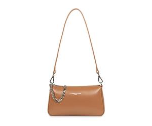 Lancaster, ,Bags ,Donna ,Marrone ,ONE SIZE Elegante Borsa a Spalla in Pelle con Catena