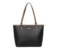 Lancaster - Sac cabas épaule Zippée M Smooth - - Bags - Donna - Nero - ONE SIZE