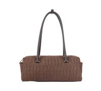 Lancaster - Borsa a tracolla rettangolare Zippé Tressé Cube - - Bags - Donna - Marrone - ONE SIZE