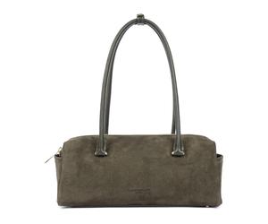 Lancaster - Borsa Rettangolare Suède Cube - - Bags - Donna - Verde - ONE SIZE