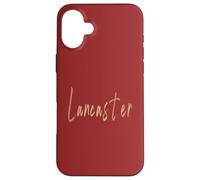 Lancaster California Vintage design elegante Custodia per iPhone 16 Plus