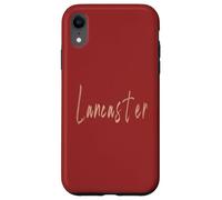 Lancaster California Vintage design elegante Custodia per iPhone XR