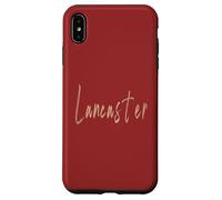 Lancaster California Vintage design elegante Custodia per iPhone XS Max