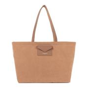 Lancaster - Large Tote Bag Suédine KBA - - Bags - Donna - Marrone - ONE SIZE