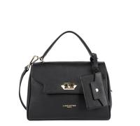 LANCASTER | Mademoiselle Grace - Borsa a Mano Pelle di Vacchetta Pieno Fiore Nero