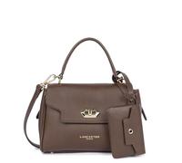 LANCASTER | Mademoiselle Grace - Borsa a Mano Piccola Pelle di Vacchetta Pieno Fiore Marrone