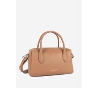 Borsa a tracolla in pelle con zip, DONNA CUBE Marrone TU