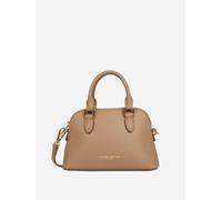 LANCASTER | Sierra Jia - Piccola Borsa mezza luna Ritagliata in Pelle di Vacchetta Granato Sabbia, beige, taglia unica