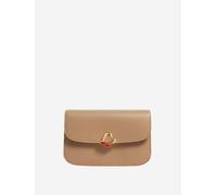 Borsa a tracolla con patta magnetica in pelle, PARIS PHILOS Beige TU