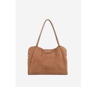 LANCASTER Paris Shopper 'Lancaster Sac cabas épaule Aimantée L Suède Ida Moka' marrone Donna LANCASTER Paris One Size