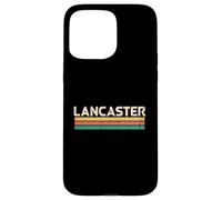Lancaster Pennsylvania Stati Uniti Nome Città Classico Vintage Colori Custodia per iPhone 15 Pro Max