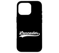 Lancaster Pennsylvania Vintage Cursive US Nome Città Retro Custodia per iPhone 16 Pro