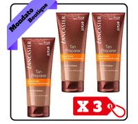 LANCASTER PRE TAN EXFOLIATOR BODY SCRUB 200ml (X3)
